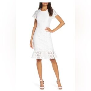 Lilly Pulitzer White Midi Dress  p size 6
